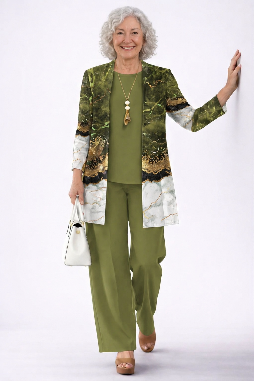 Noelia | Conjunto de Tres Piezas Elegancia Clásica