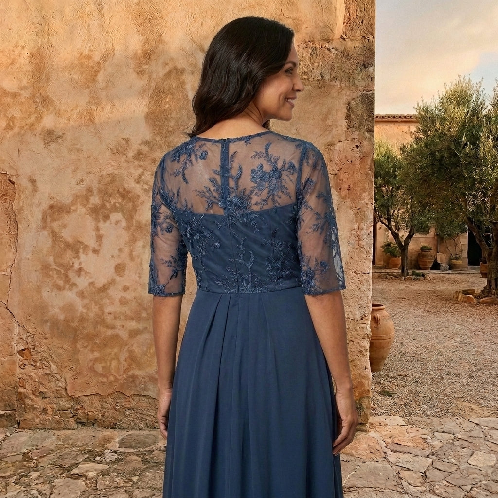 AVRELON | VESTIDO DE GASA ELEGANTE