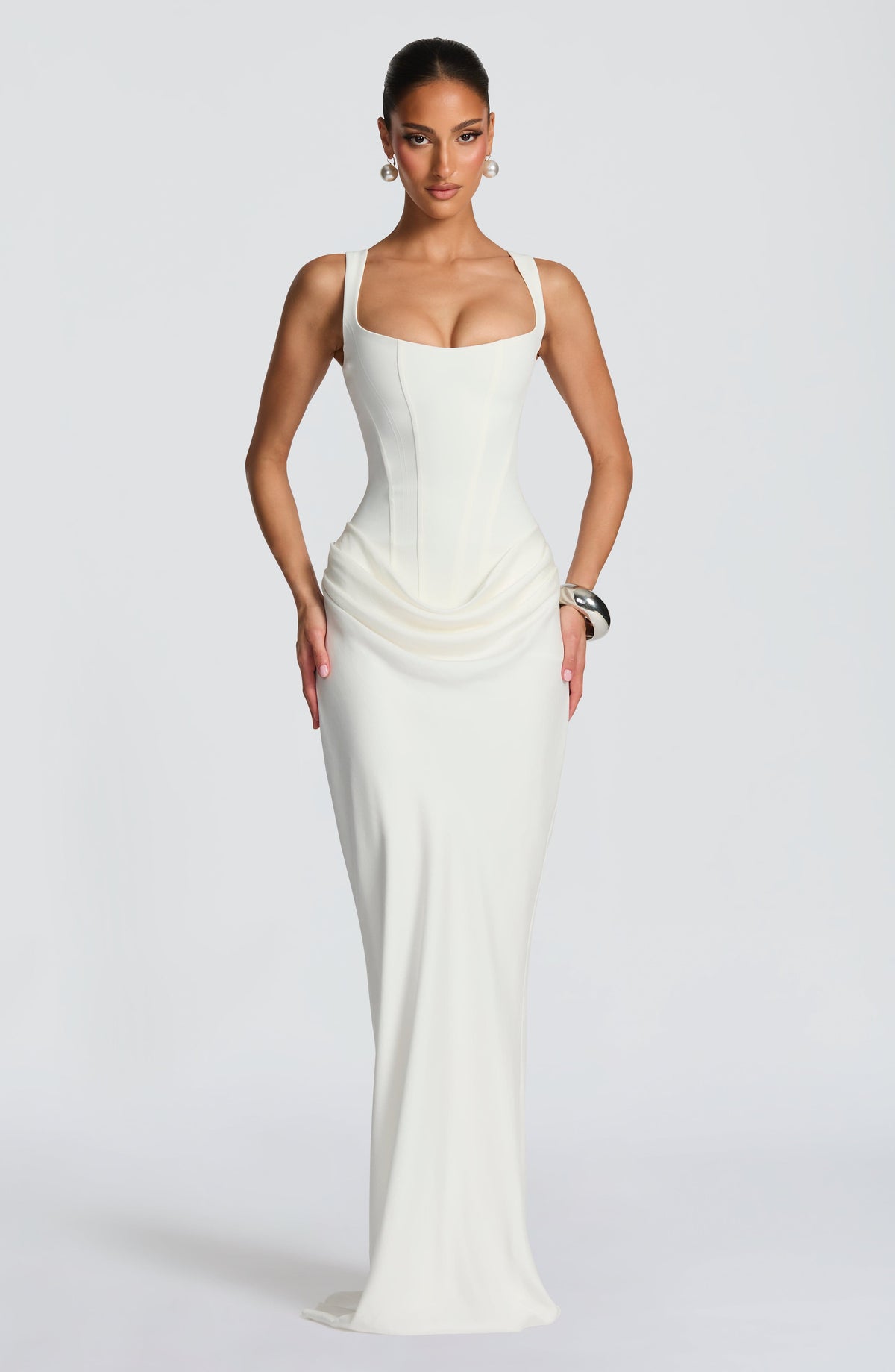Éléonore | Maxivestido con Escote Cuadrado