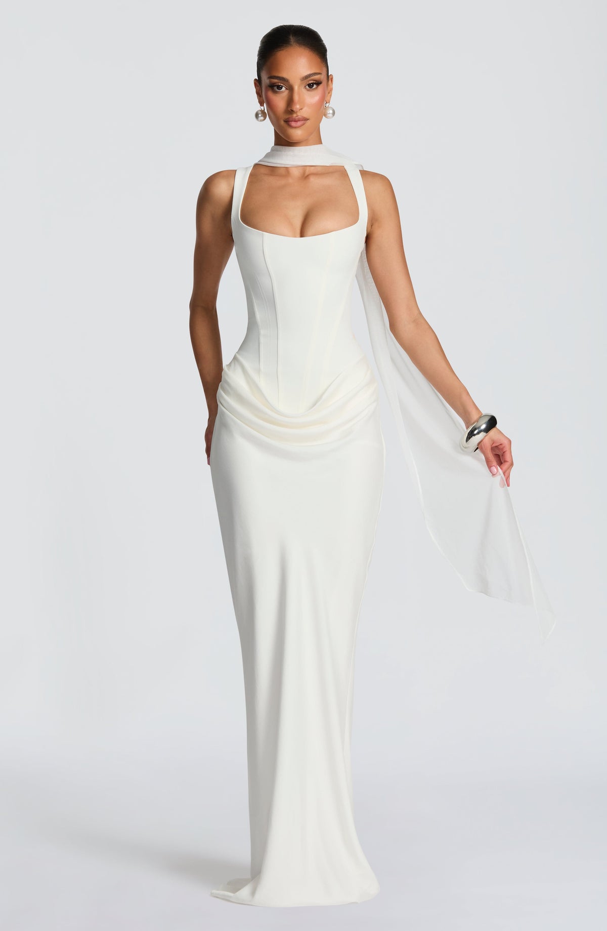 Éléonore | Maxivestido con Escote Cuadrado
