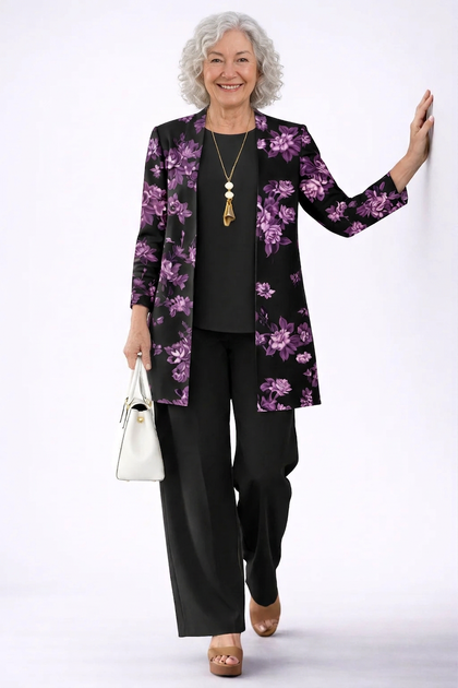 Morado y Negro