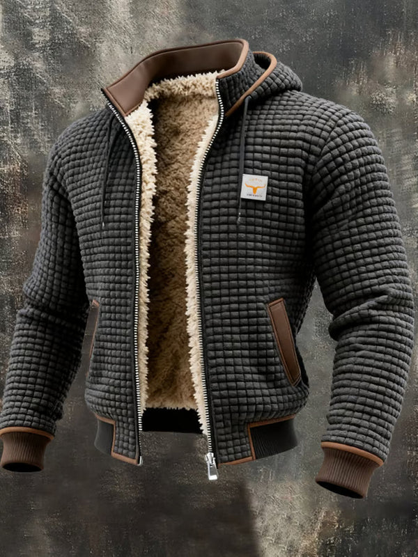 Avrelon | Chaqueta de Estilo Retro con Capucha y Cremallera