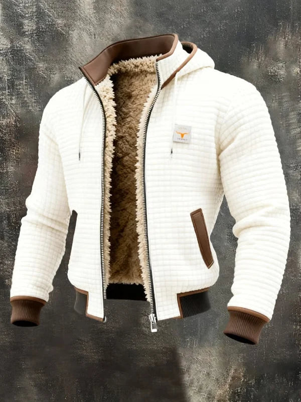 Avrelon | Chaqueta de Estilo Retro con Capucha y Cremallera