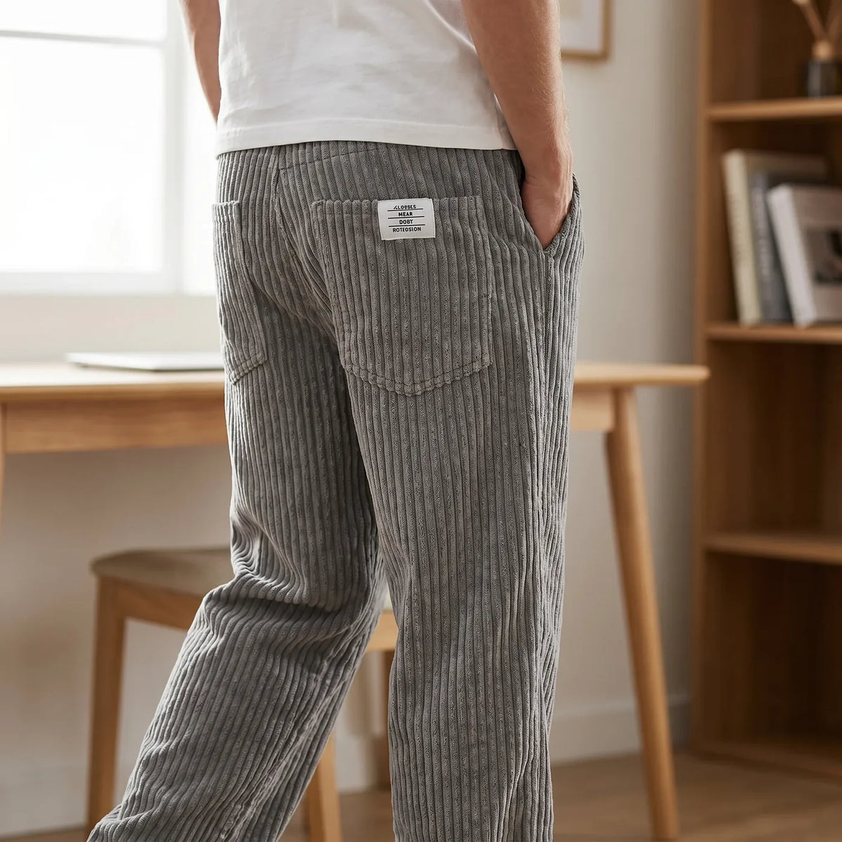 Avrelon | Pantalón de Pana con Cintura Elástica